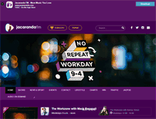 Tablet Screenshot of jacarandafm.com